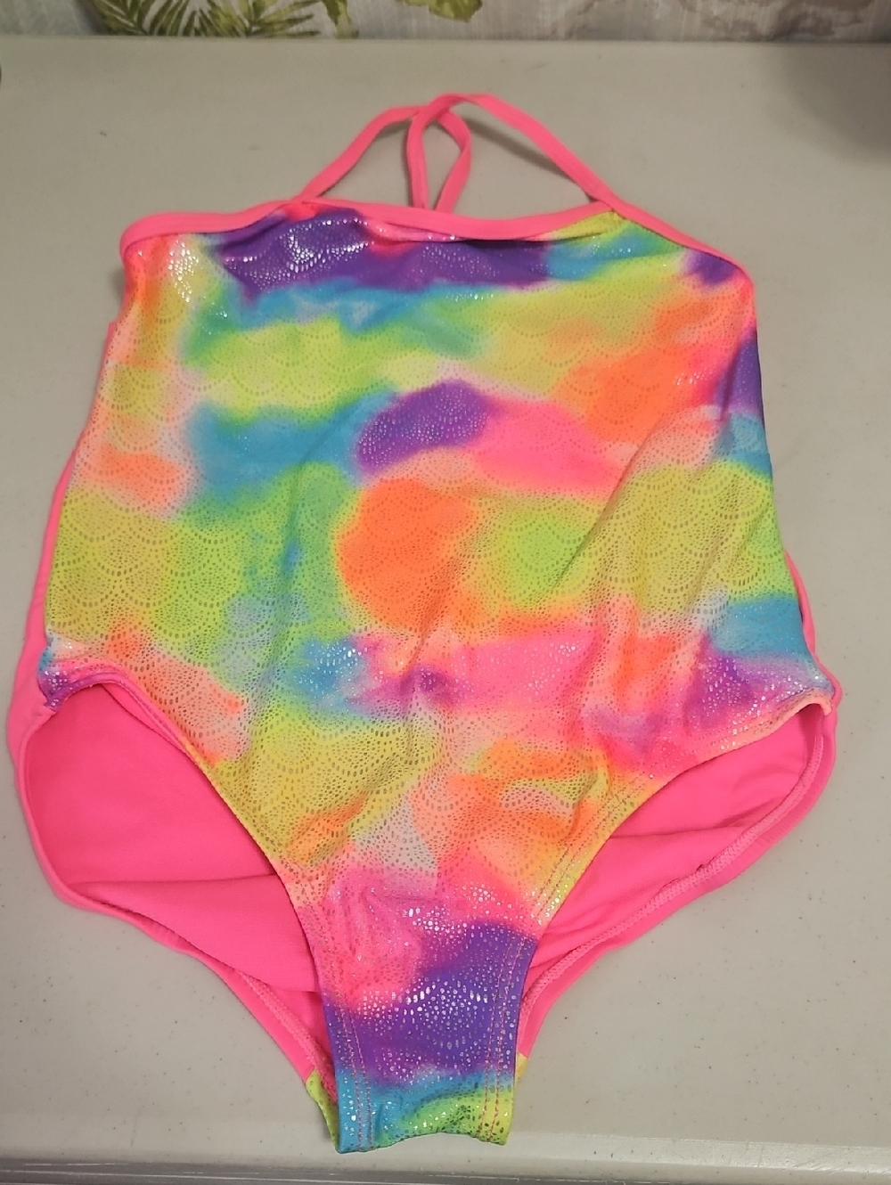 Wonder Nation One Piece Rainbow Neo. Colors 10/12 Like New
